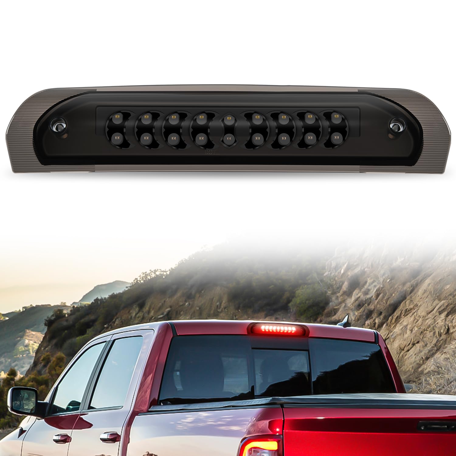Foto 2 pulgar | Tercera Luz De Freno Nilight High Mount Para Dodge Ram 02-08 - Venta Internacional.