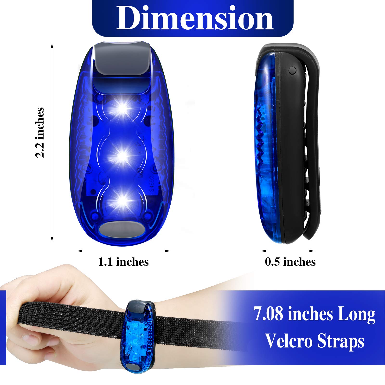 Foto 3 pulgar | Luz Led De Seguridad Mudder, 15 Piezas, Para Corredores, Perros Y Bicicletas - Venta Internacional.