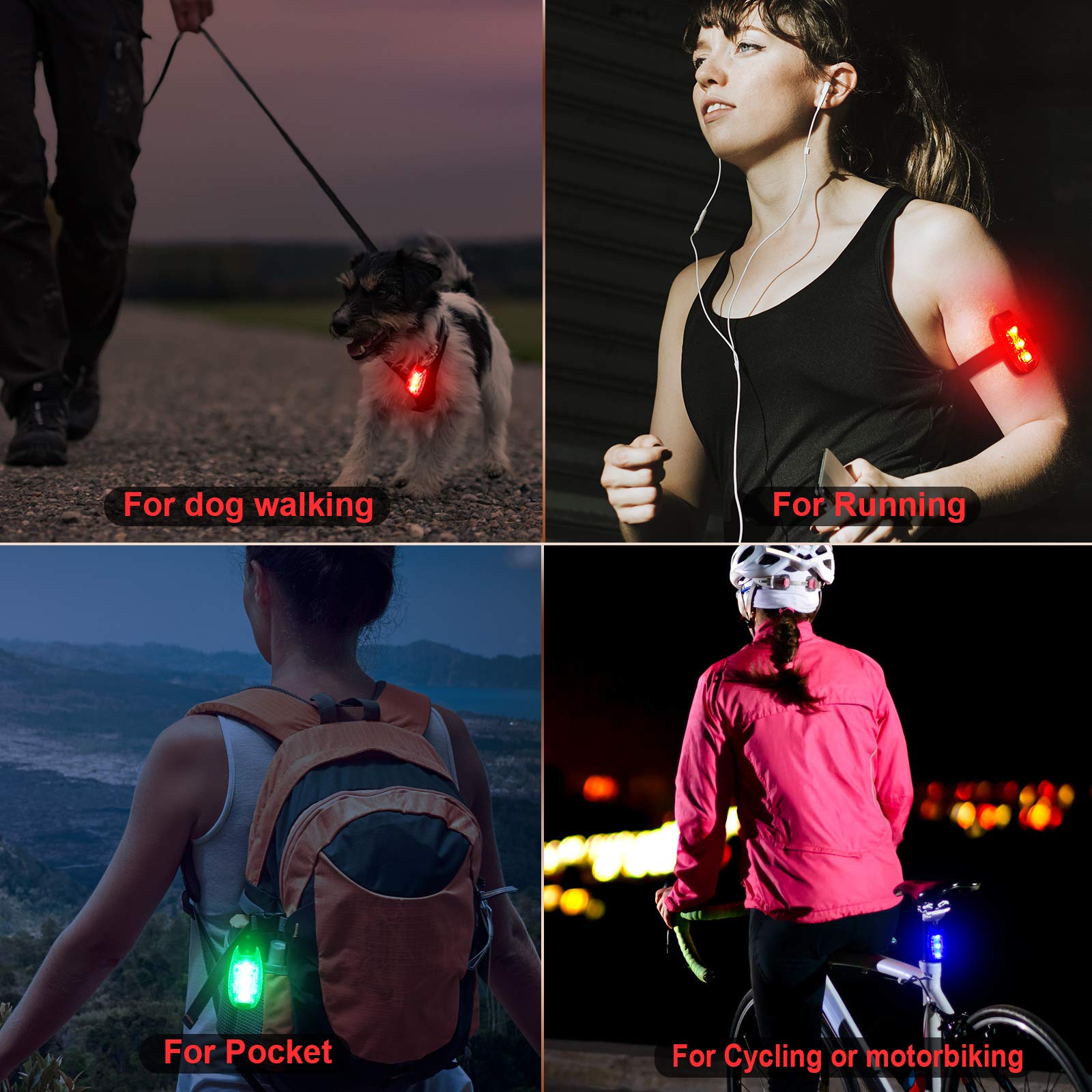 Foto 5 pulgar | Luz Led De Seguridad Mudder, 15 Piezas, Para Corredores, Perros Y Bicicletas - Venta Internacional.