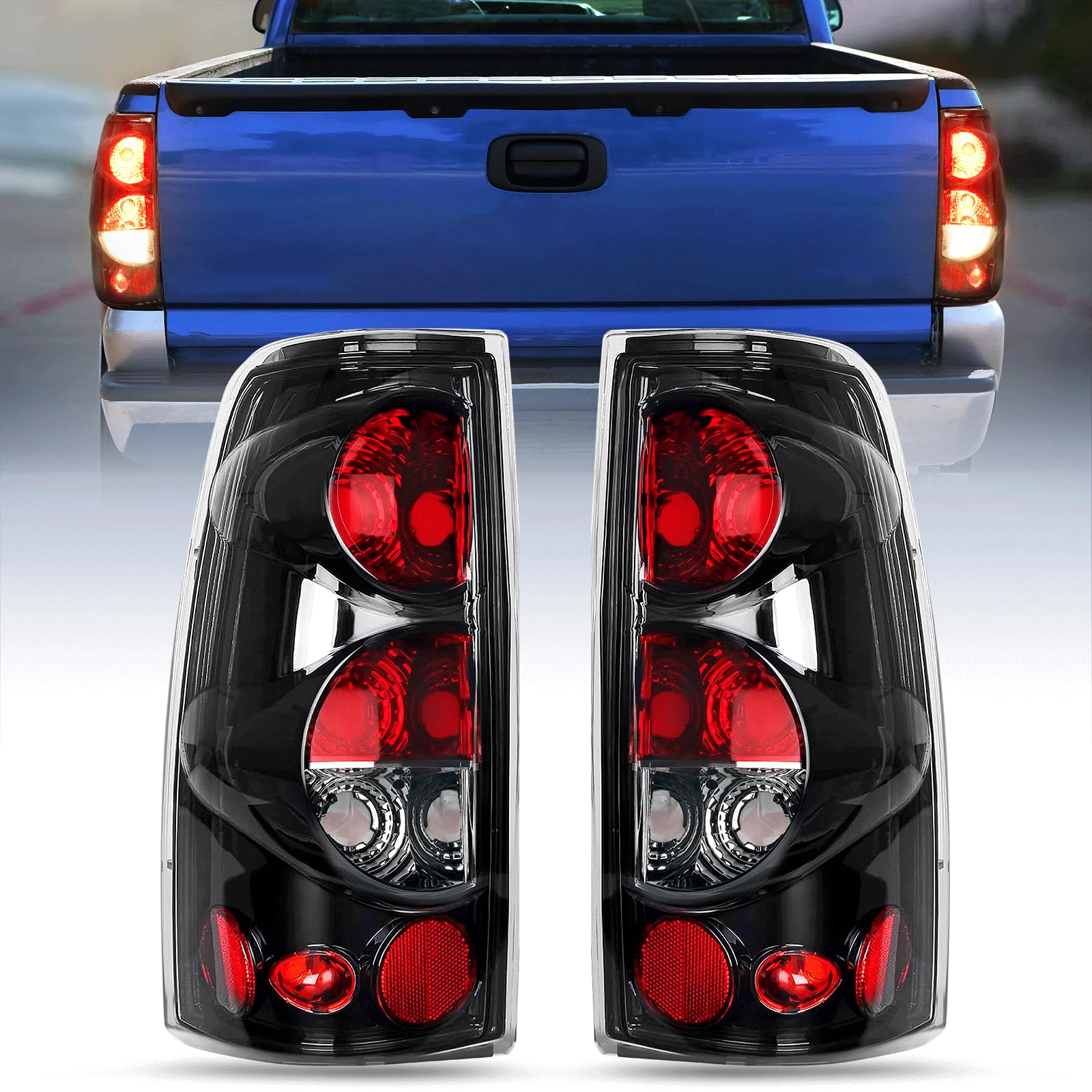 Foto 2 pulgar | Conjunto De Luces Traseras Compatible Con Nilight Para Chevy Silverado 99-07 - Venta Internacional.