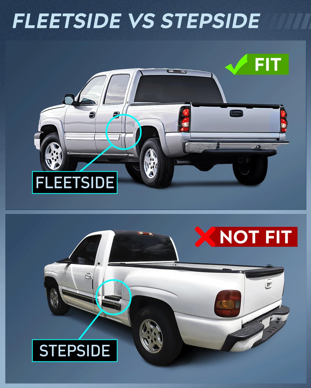 Foto 3 pulgar | Conjunto De Luces Traseras Compatible Con Nilight Para Chevy Silverado 99-07 - Venta Internacional.
