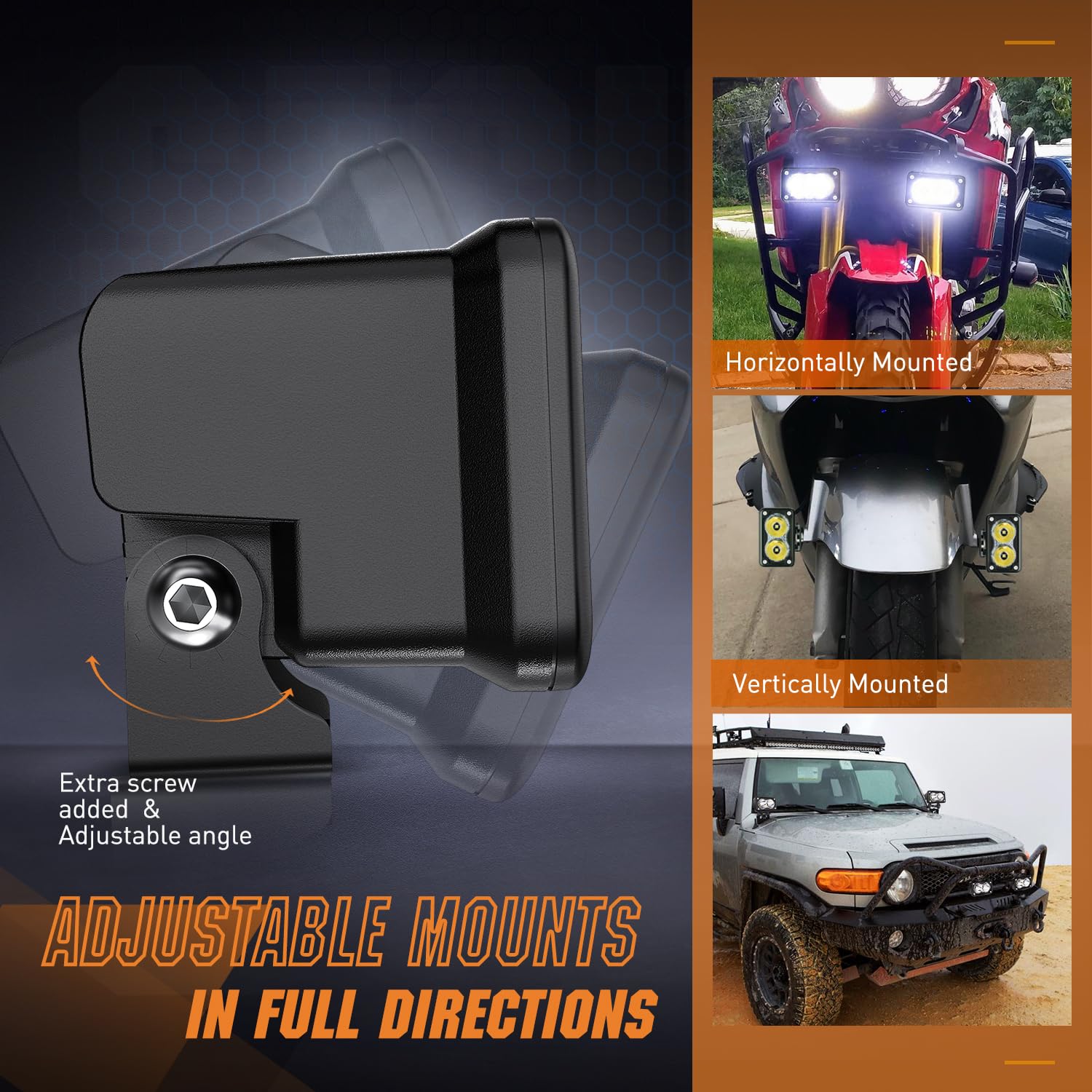 Foto 7 pulgar | Luz De Inundación Led Nilight Para Motocicleta, 3 Pulgadas, 1160 Lm, 2 Unidades - Venta Internacional.