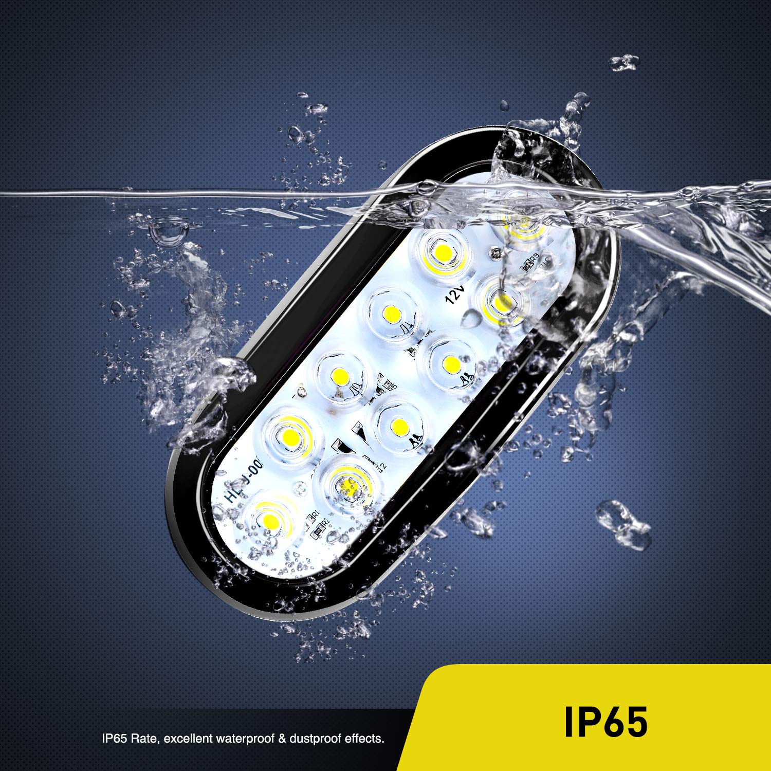 Foto 7 pulgar | Luces Traseras Para Remolque Nilight Tl-09, 15 Cm, Ovaladas, Led Blancas, 2 Unidades - Venta Internacional.