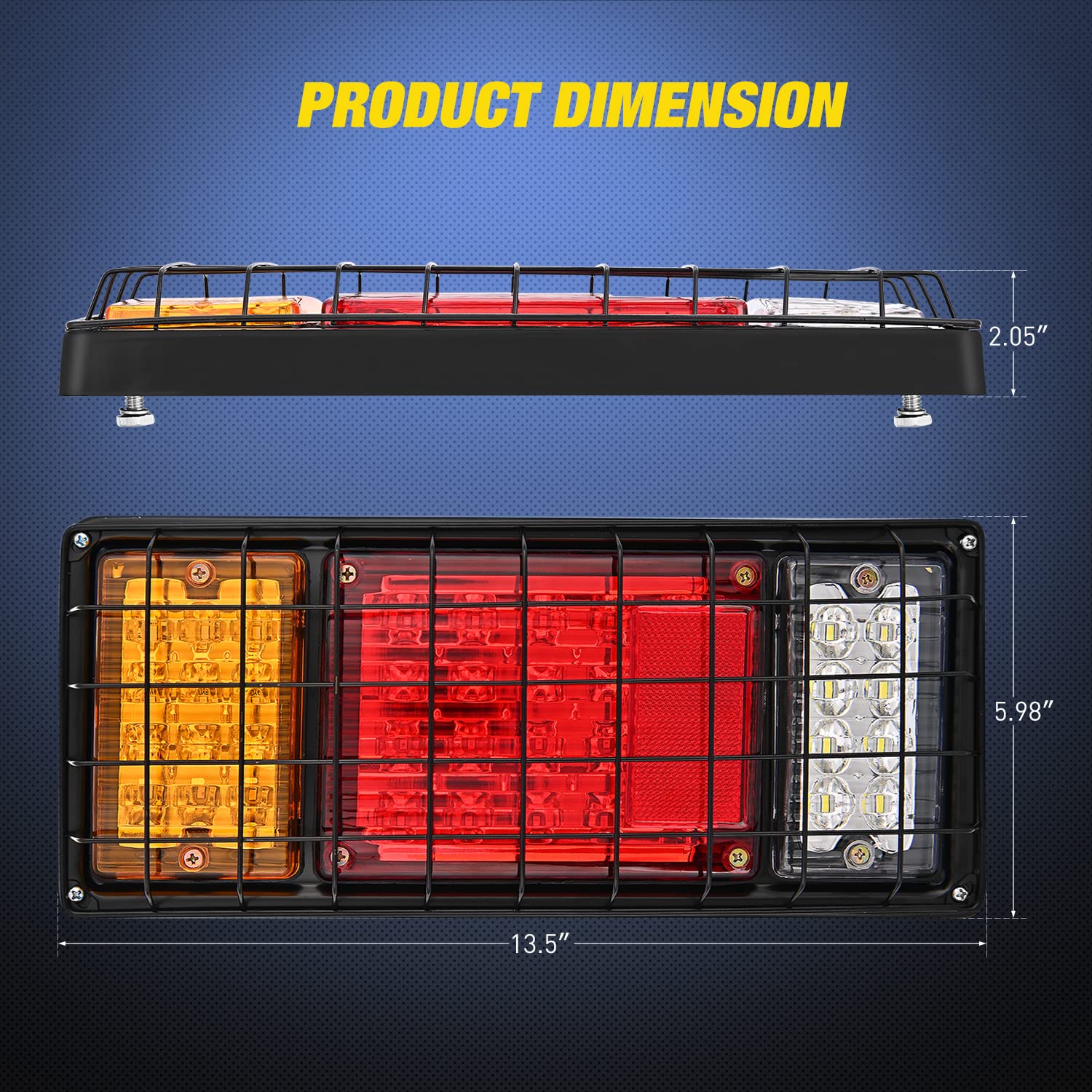 Foto 3 pulgar | Kit De Luces Traseras Nilight 40 Led Para Camión, Remolque Y Autocaravana - Venta Internacional.