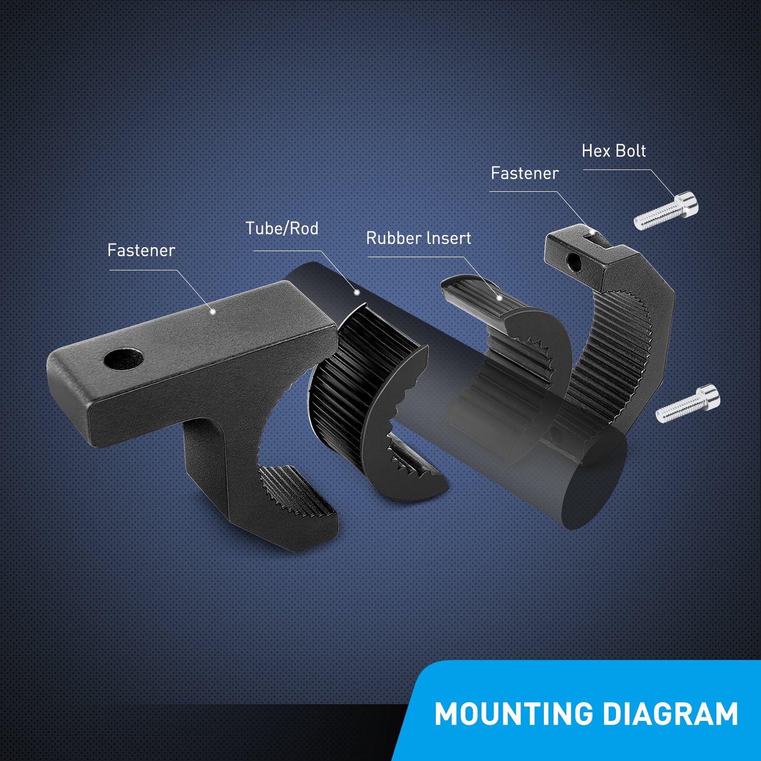 Foto 5 pulgar | Kit De Soporte De Montaje Para Luces Led Todoterreno Nilight 90020b - Venta Internacional.