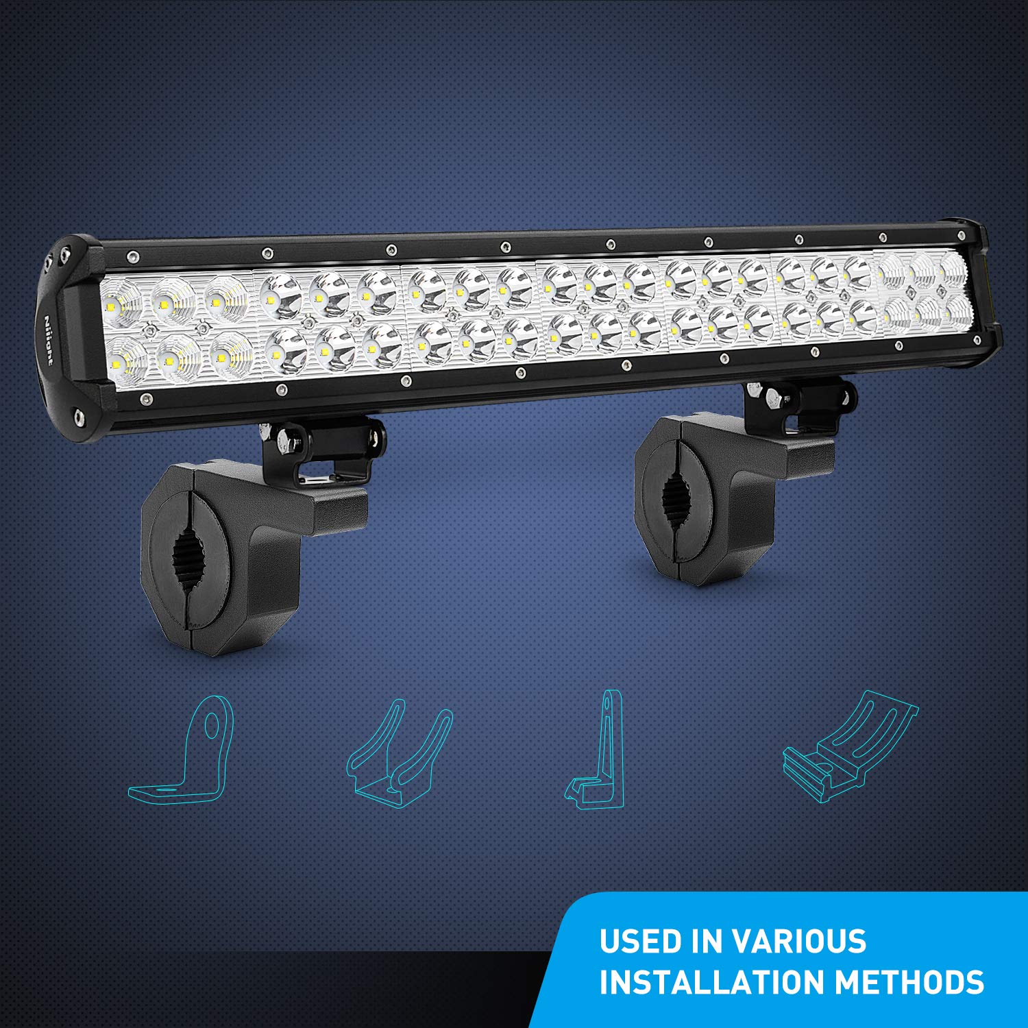 Foto 6 pulgar | Kit De Soporte De Montaje Nilight 90020d Para Luces Led Todoterreno - Venta Internacional.