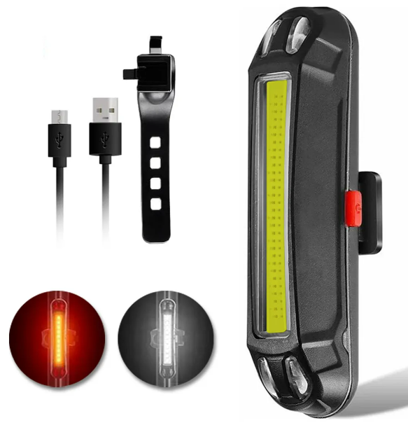 Foto 3 pulgar | Xtellar Juego De 2 Luces Led Rojo Y Blancoestroboscópicas Usb Recargables Para Bicicletas Con 5 Modos De Iluminación