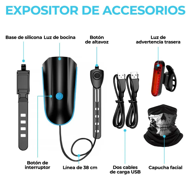 Foto 5 pulgar | Kit de Luz Led Xtellar para Bicicleta