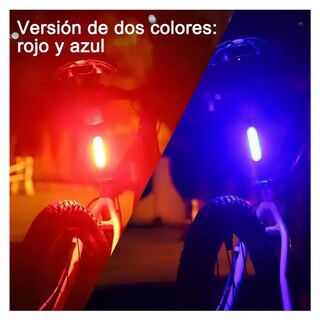 Foto 5 | 2pz Luces Usb Recargable Led Estrobo Para Bicicleta 5 Modos Lab.g Negro