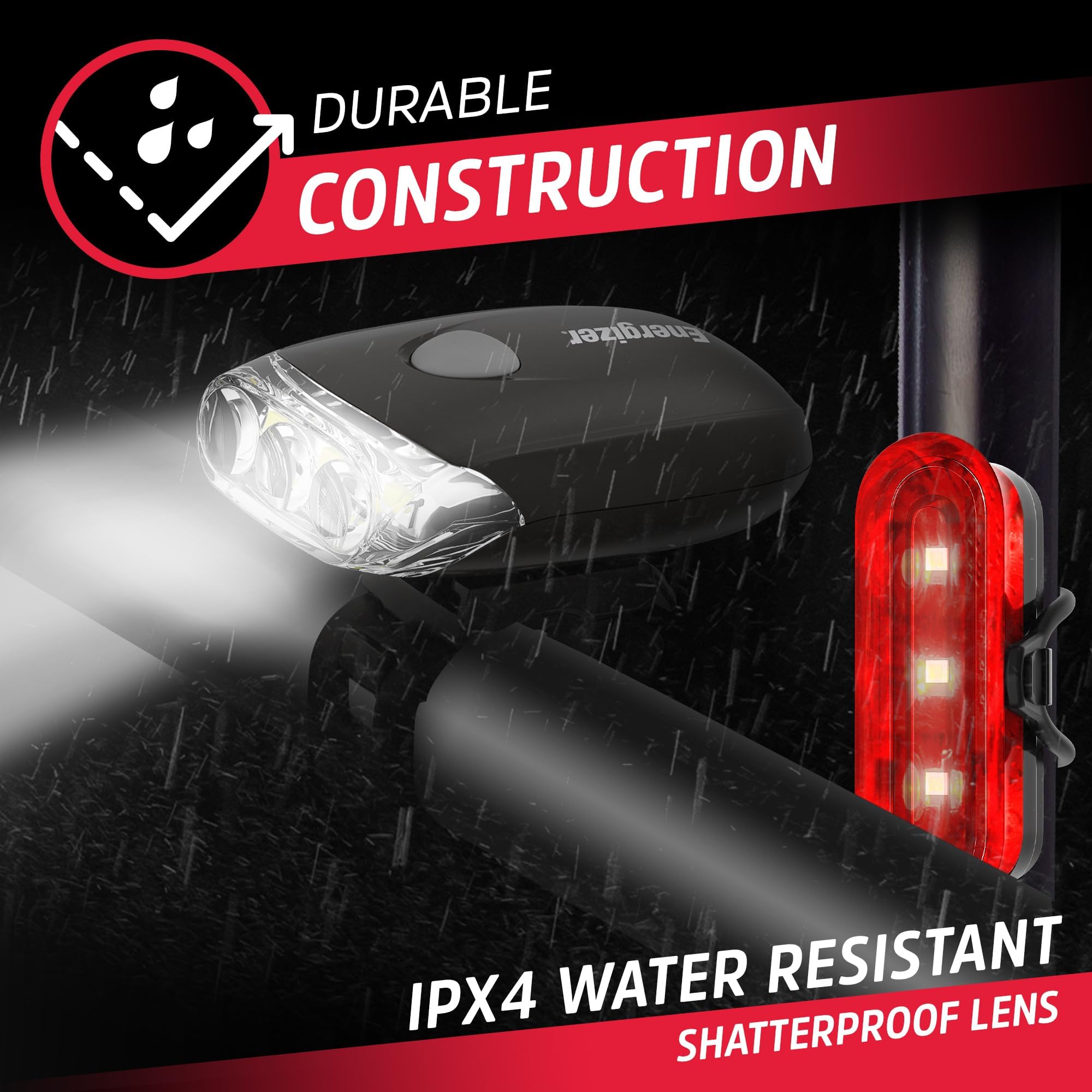Foto 5 | Bike Light Energizer  130 Lúmenes  Resistente A La Intemperie Para Bicicletas - Venta Internacional.
