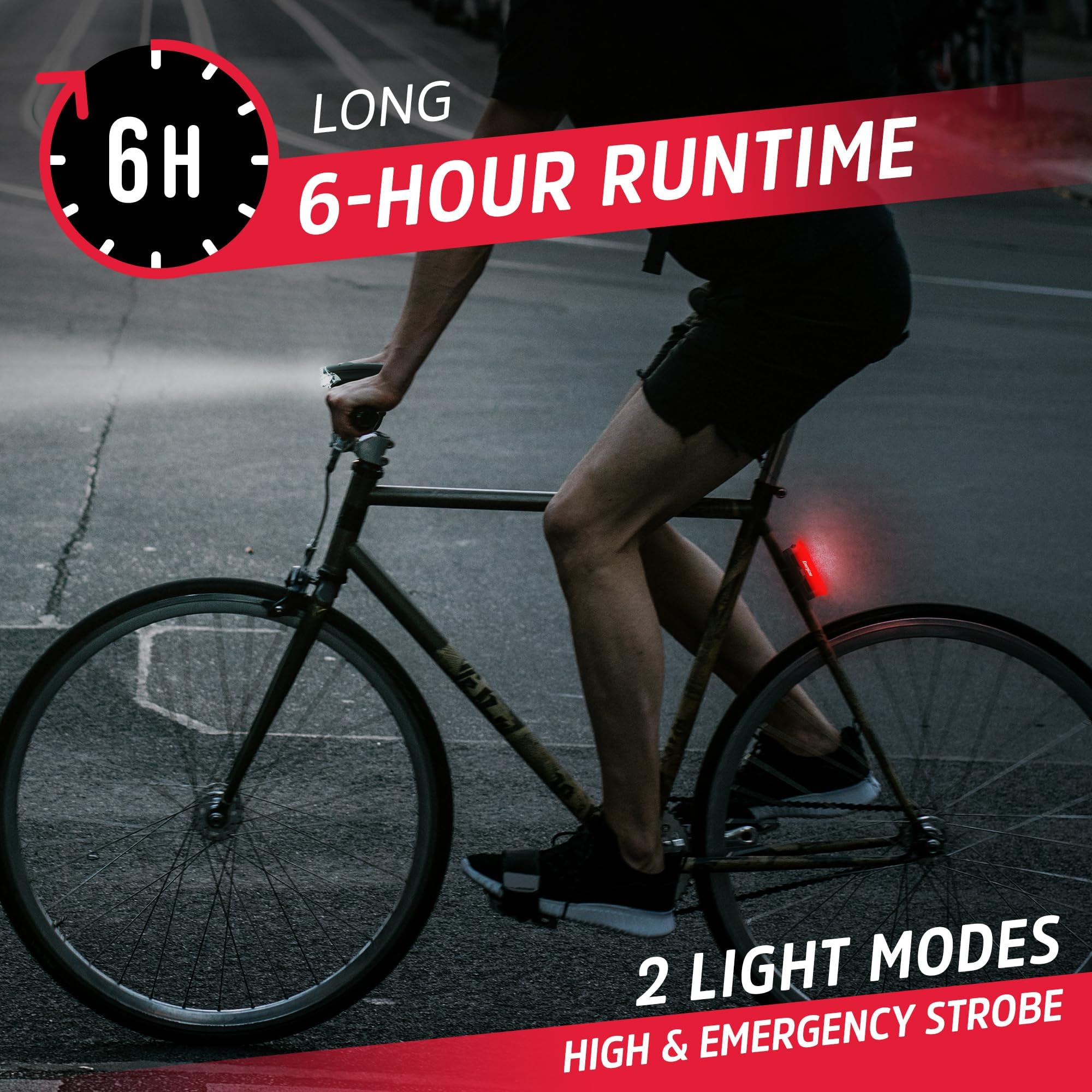 Foto 7 pulgar | Bike Light Energizer  130 Lúmenes  Resistente A La Intemperie Para Bicicletas - Venta Internacional.