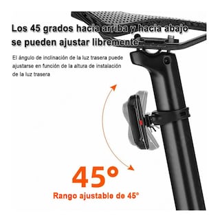 Foto 5 | 2pz Luces Usb Recargable Led Estrobo Para Bicicleta 5 Modos Lab.g Rojo Y Azul