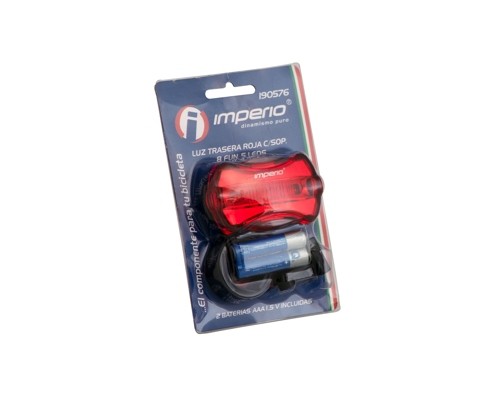Foto 9 pulgar | Paquete 5 Luces Led Traseras Roja Con Soporte 8 Funciones