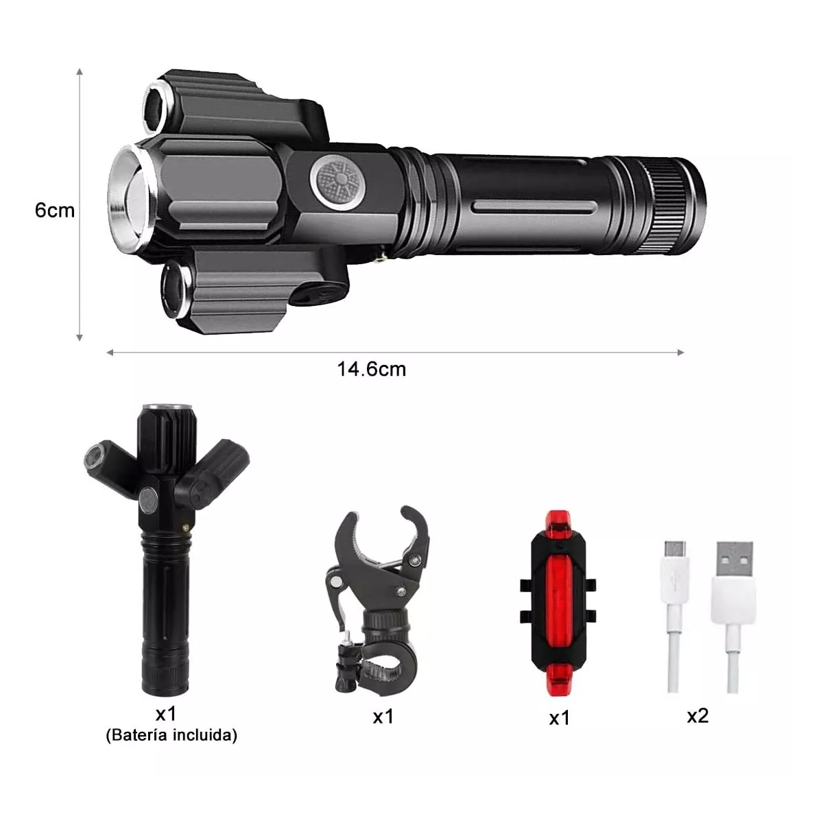 Foto 3 | Faro de Luz Eo Safe Imports Esi10104 para Bicicleta