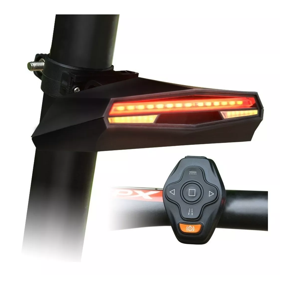 Foto 3 pulgar | Luz Led Trasera Láser Direccional para Bicicleta Recargable Eo Safe Imports Esi-11829 Negro