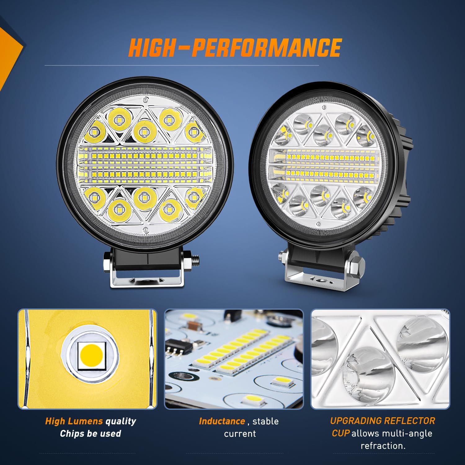 Foto 5 pulgar | Combo Led Pods Nilight, 4.5 Pulgadas, 69 W, Redondo, Inundación, 2 Unidades - Venta Internacional.