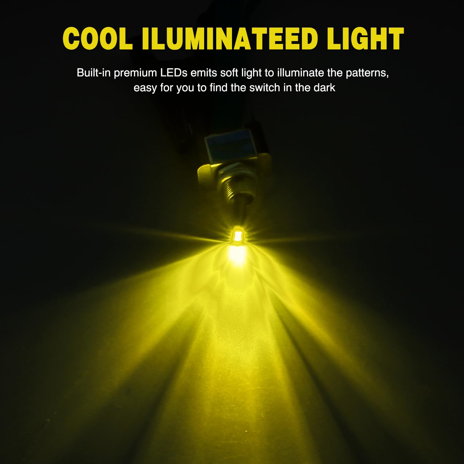 Foto 7 pulgar | Interruptor De Palanca Nilight, 5 Unidades, Encendido/apagado, 12 V, 30 A, Con Led Amarillo - Venta Internacional.