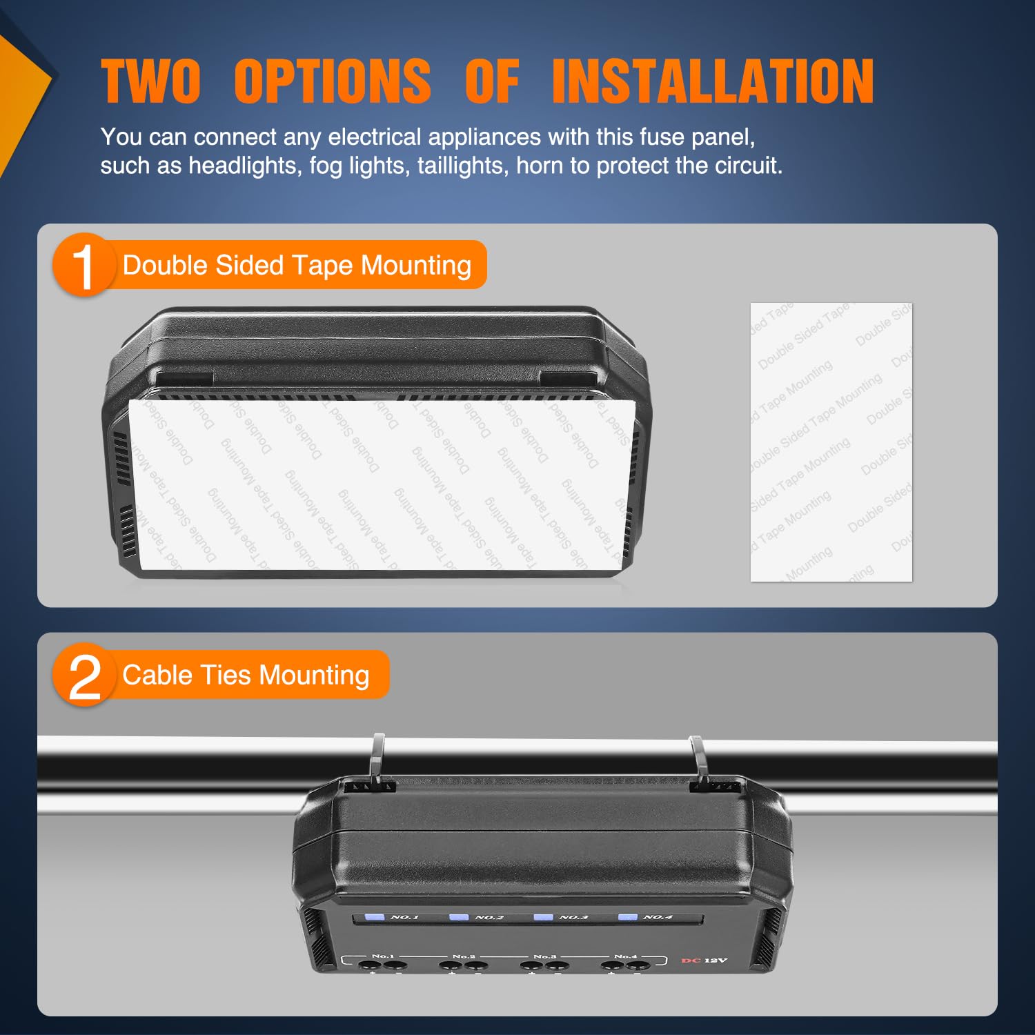 Foto 6 | Caja De Fusibles Nilight, 12 V, 20 A, Con Indicador Led, 4 Circuitos, Motocicleta - Venta Internacional.