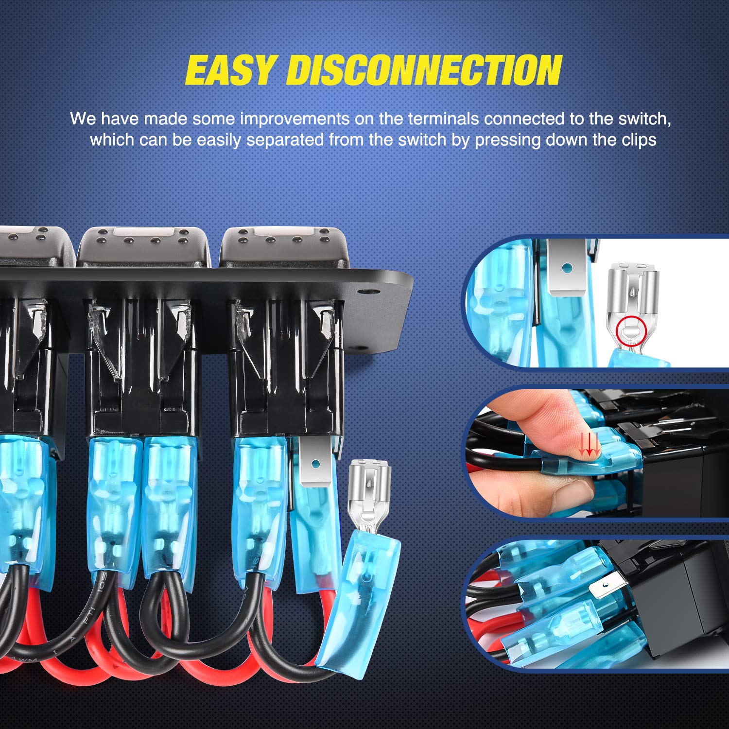 Foto 7 | Kit De Arnés De Cableado Nilight, Barra De Luz Led, 12 V, Interruptor De 2 Bandas - Venta Internacional.