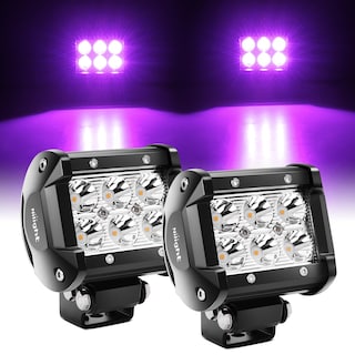 Foto 1 | Pods De Luz Led Nilight, Haz Puntual Morado De 4 Pulgadas, 18 W, 12 V/24 V - Venta Internacional.