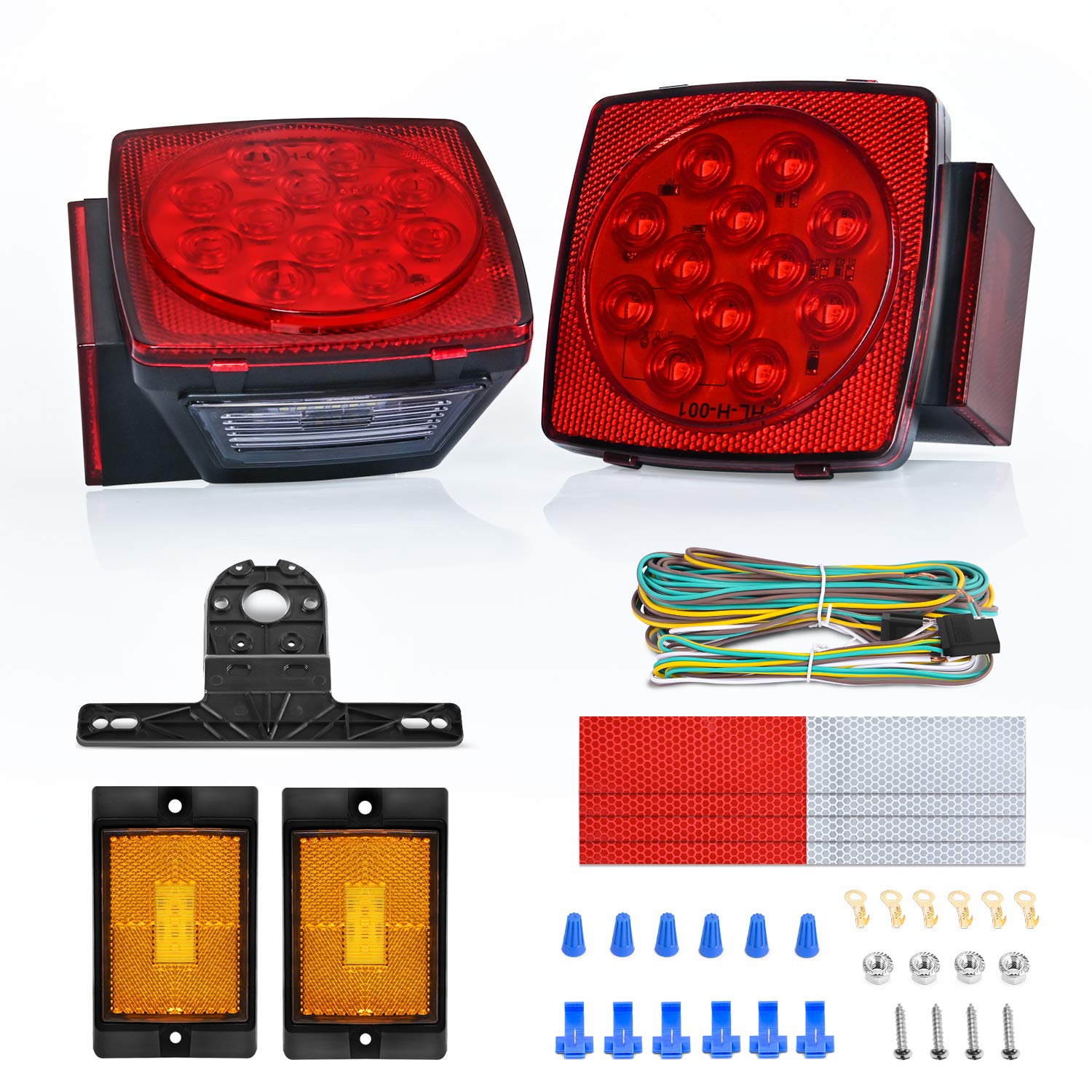 Foto 1 | Kit De Luces Led Sumergibles Nilight Square Ip68 12 V Para Remolque - Venta Internacional.