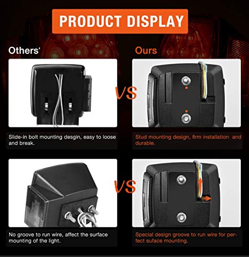 Foto 4 | Kit De Luces Led Sumergibles Nilight Square Ip68 12 V Para Remolque - Venta Internacional.