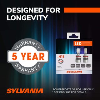 Foto 3 | Bombillas Led Powersport Para Faros Delanteros Sylvania H11 6000 K, Paquete De 2 - Venta Internacional.