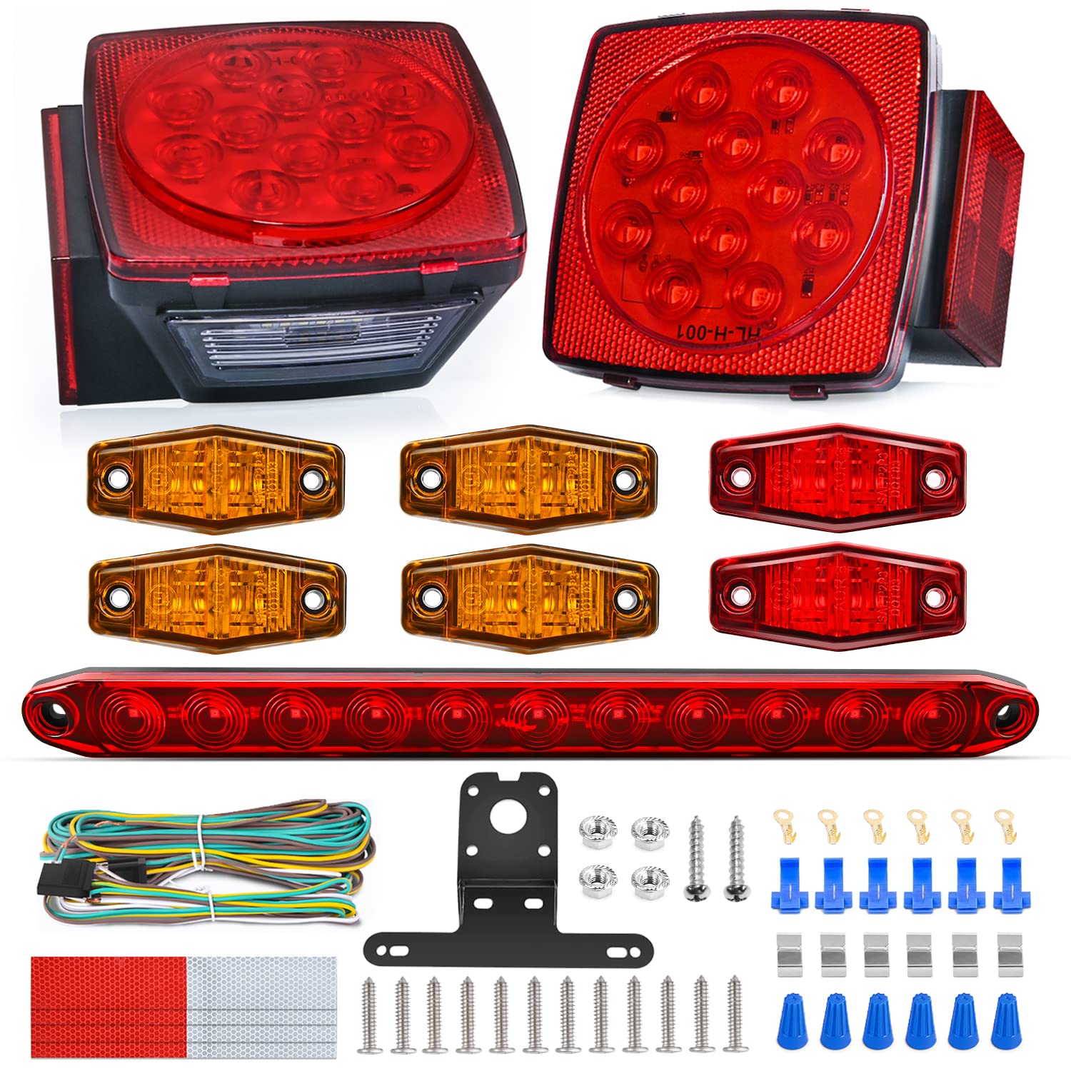 Foto 2 pulgar | Kit De Luces Led Nilight, Cuadradas, Con Tope Giratorio, 12 V - Venta Internacional.