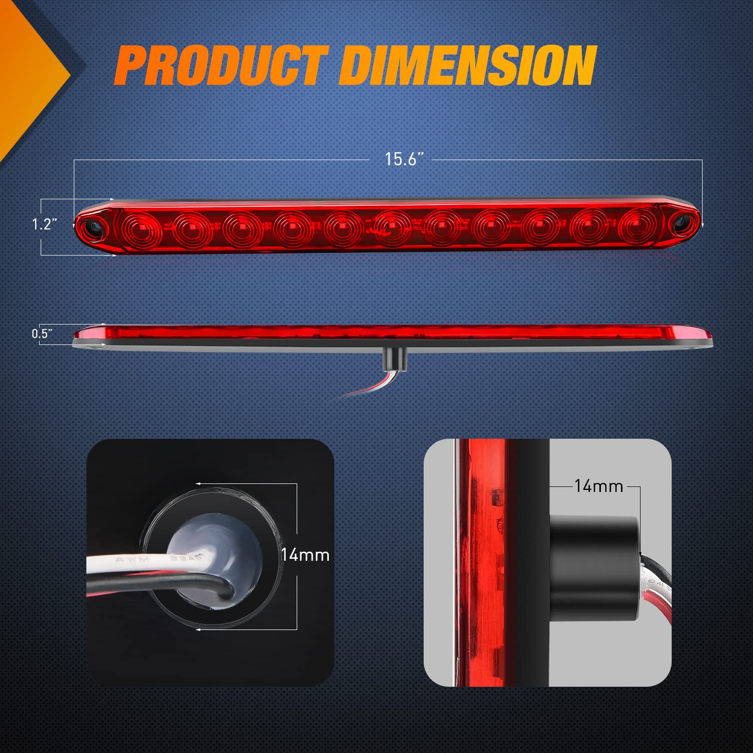 Foto 3 pulgar | Kit De Luces Led Nilight, Cuadradas, Con Tope Giratorio, 12 V - Venta Internacional.