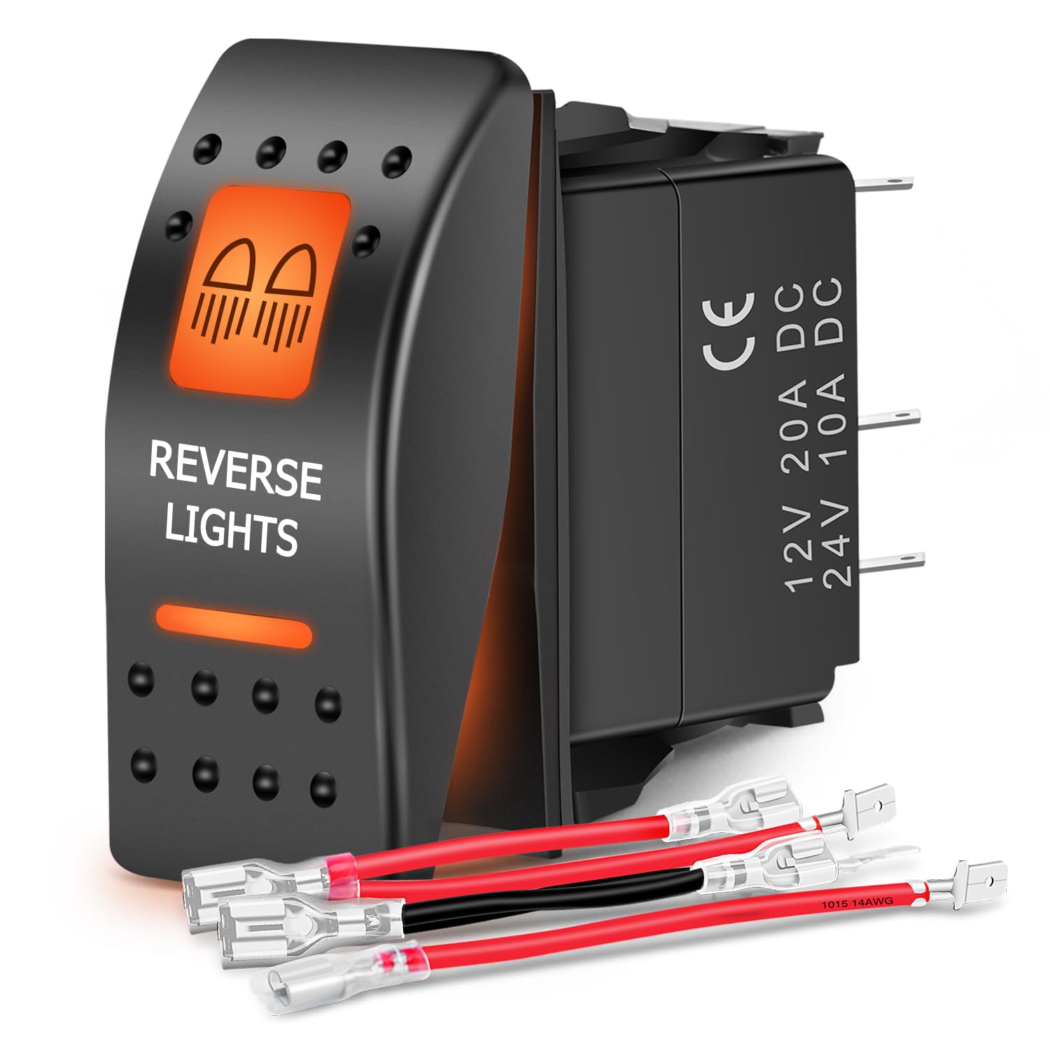 Foto 2 pulgar | Interruptor Basculante Nilight Utv, Luces De Marcha Atrás, 12 V, 24 V, 5 Pines Spst - Venta Internacional.