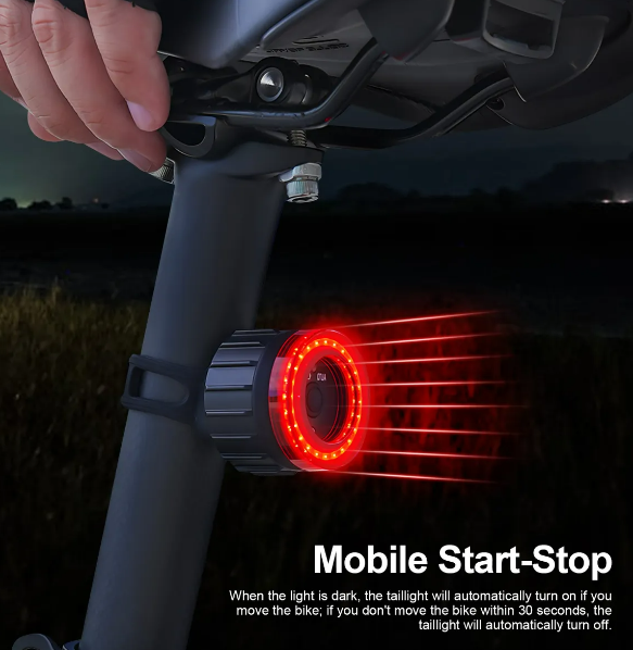 Foto 5 pulgar | Xtellar Luces Recargables Led Para Bicicleta  Impermeables  De Visibilidad Superior Y Autoasistencia Tecnológica