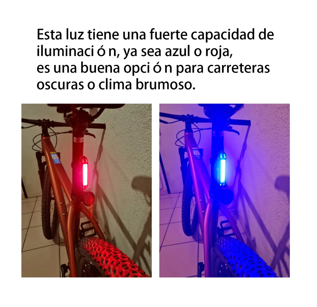 Foto 4 pulgar | Luces Led Lab.G para Bicicleta 4 Piezas