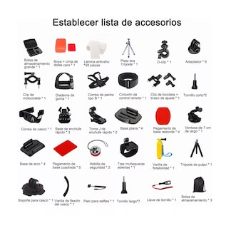 Foto 2 | Kit de Accesorios Belug para Cámara 120 Piezas
