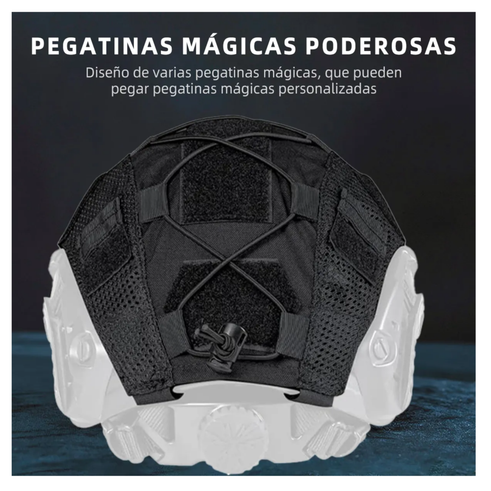 Foto 4 | Forro Para Casco Táctico  Equipo Táctico Belug  Negro