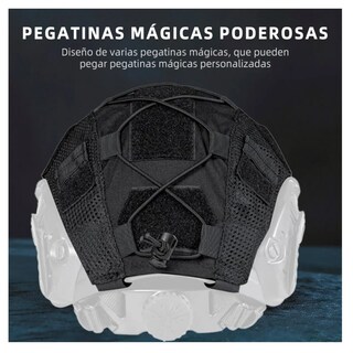 Foto 4 | Forro Para Casco Táctico Equipo Táctico Belug Negro