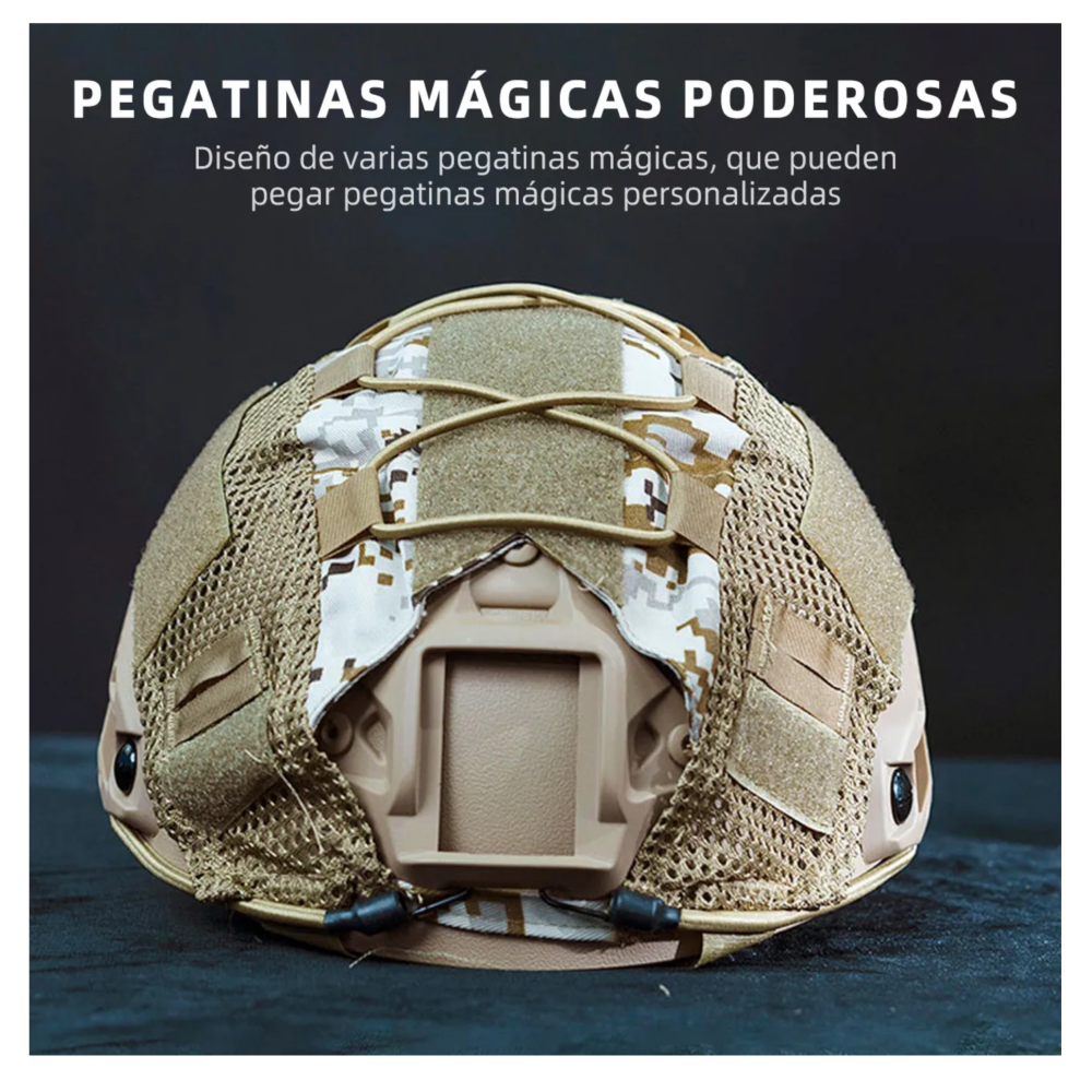 Foto 4 | Forro Para Casco Táctico Militar  Equipo Táctico Lab.g  Caqui