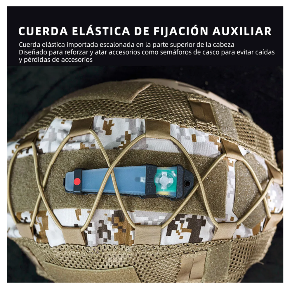 Foto 5 | Forro Para Casco Táctico Militar  Equipo Táctico Lab.g  Caqui