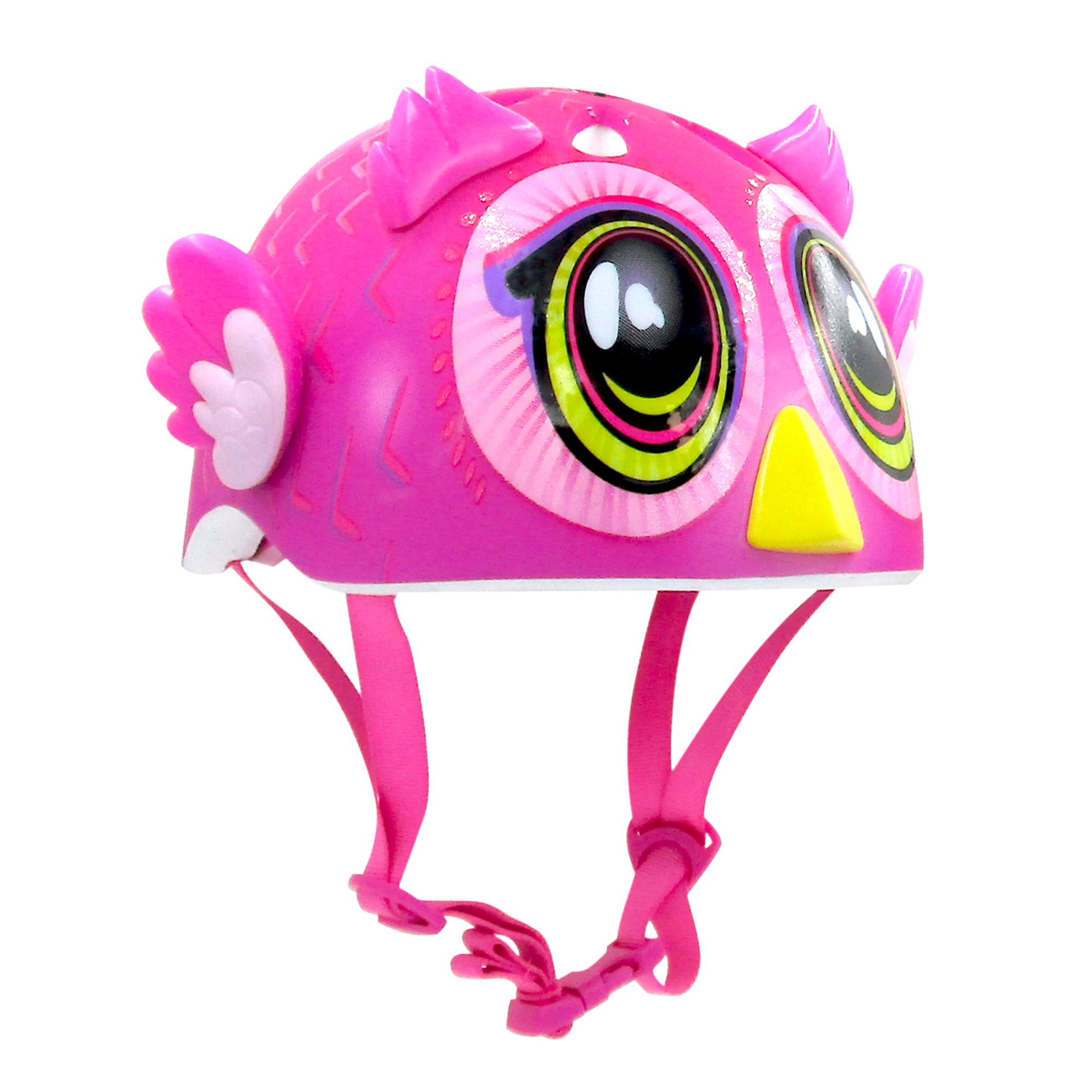 Casco Infantil para Bicicleta C-preme Big Eyes Owl Talla S color Rosa