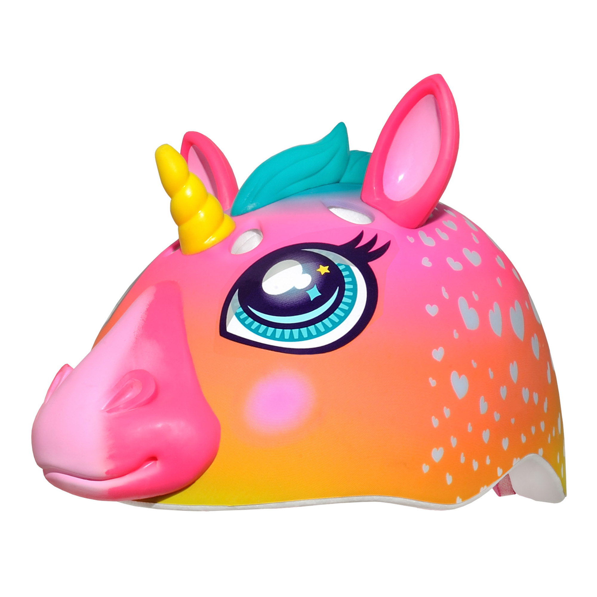 Casco Infantil para Bicicleta C-preme Rainbow Unicornio Talla M Multicolor