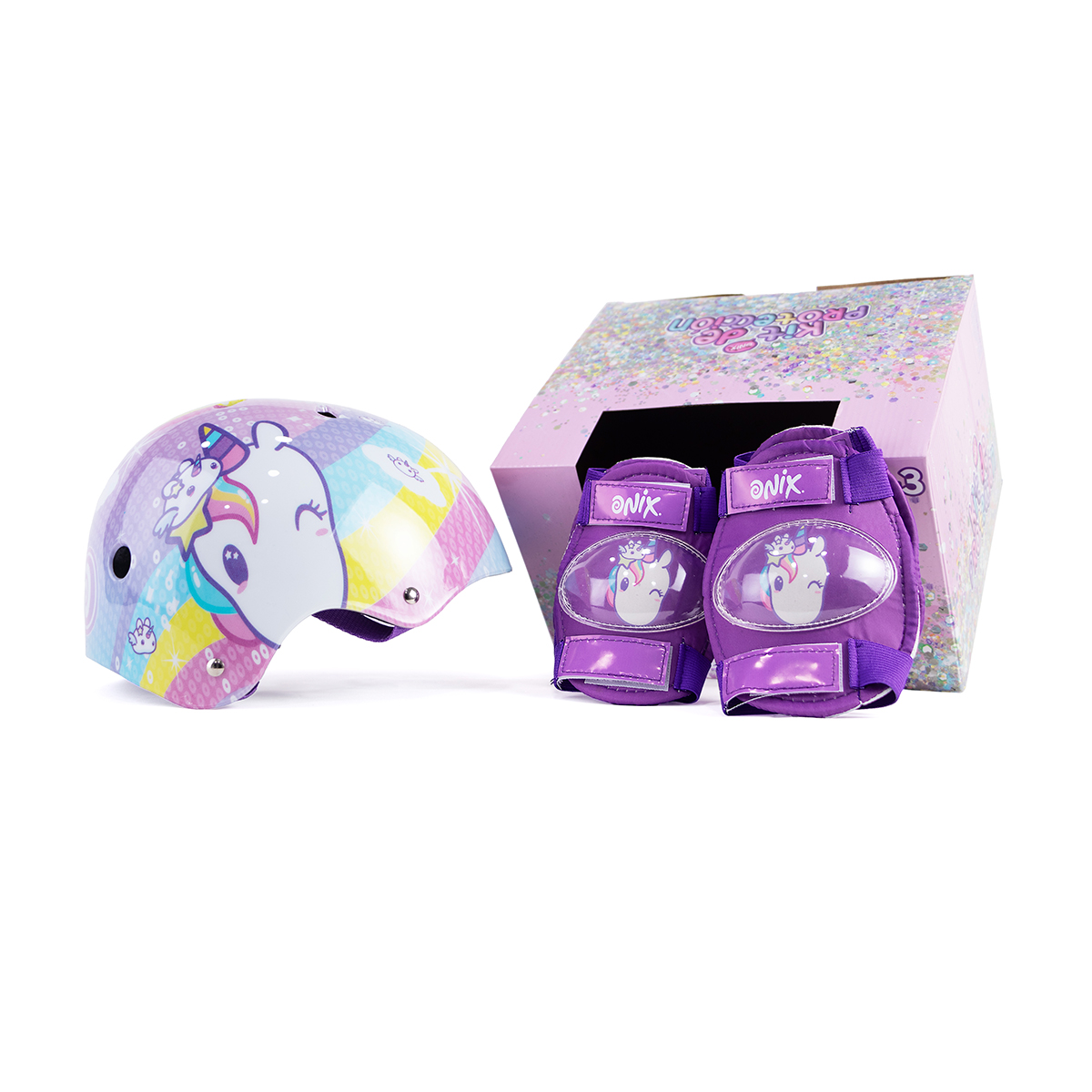 Kit Protección Onix Magia Wink Morado Para Niña