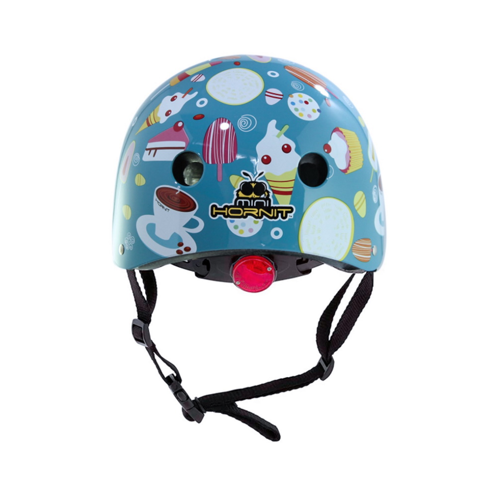 Foto 4 pulgar | Casco Hornit Infantil Ice Creams Luz Led Azul Niños Ciclismo