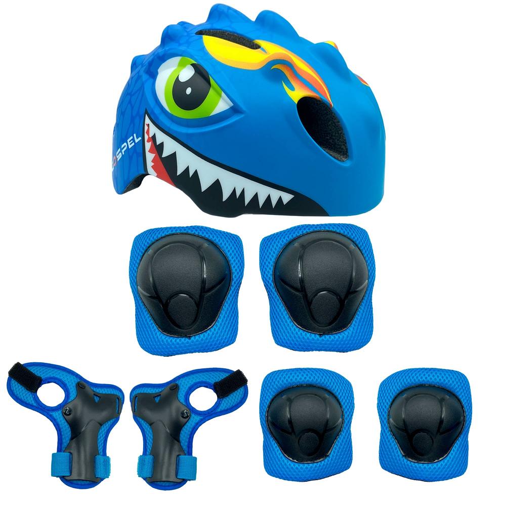 Foto 2 pulgar | Kit de Casco con Rodilleras Gospel Infantil