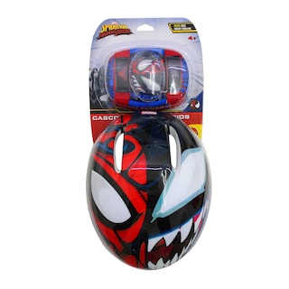 Foto 1 | Combo Casco Rodilleras Y Coderas Spiderman-venom