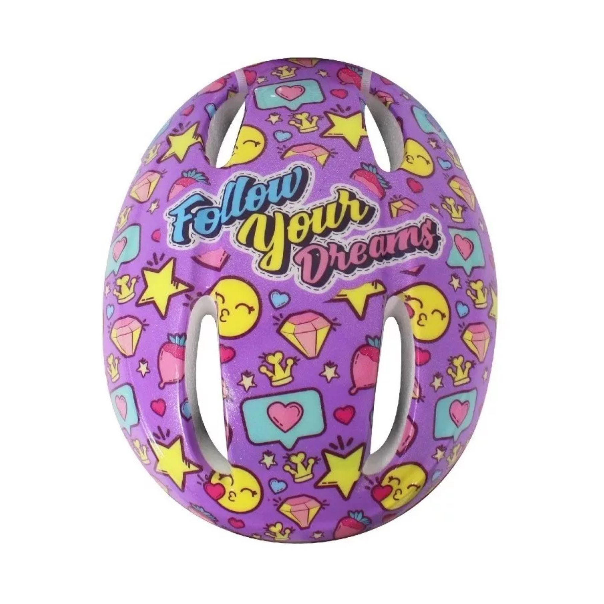 Foto 2 | Combo Casco Rodilleras Infantil Glam Girl Follow Your Dreams