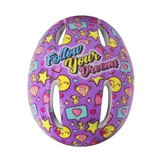 Foto 2 | Combo Casco Rodilleras Infantil Glam Girl Follow Your Dreams