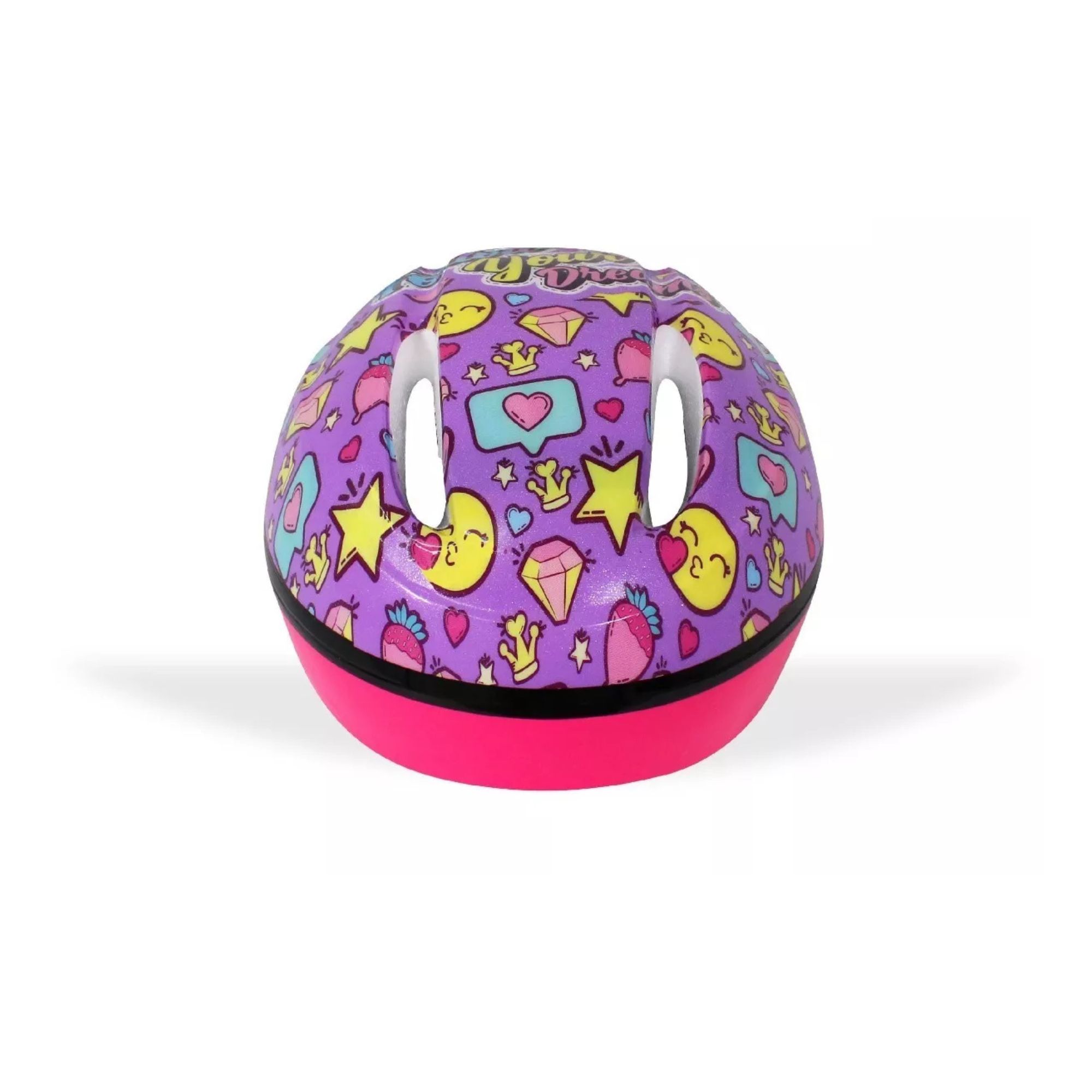 Foto 4 pulgar | Combo Casco Rodilleras Infantil Glam Girl Follow Your Dreams