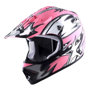 Foto 1 | Casco Wow Para Niños De Motocross Bmx Mx Atv Star, Color Rosa Mate - Venta Internacional.