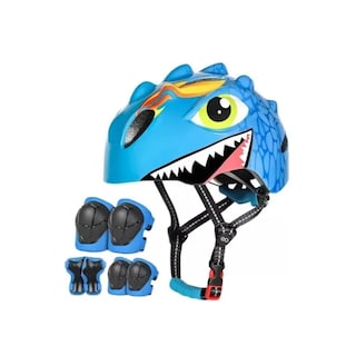 Foto 1 | 7pcs Kit De Protección Rodilla Codo Bicicleta Patinaje Niño Eo Safe Imports Esi-19248 Azul
