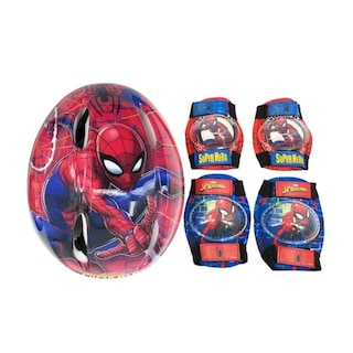 Foto 2 | Casco Rodilleras Y Coderas Spiderman