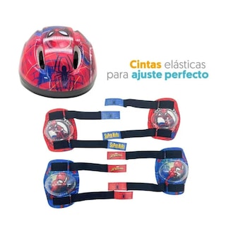Foto 4 | Casco Rodilleras Y Coderas Spiderman
